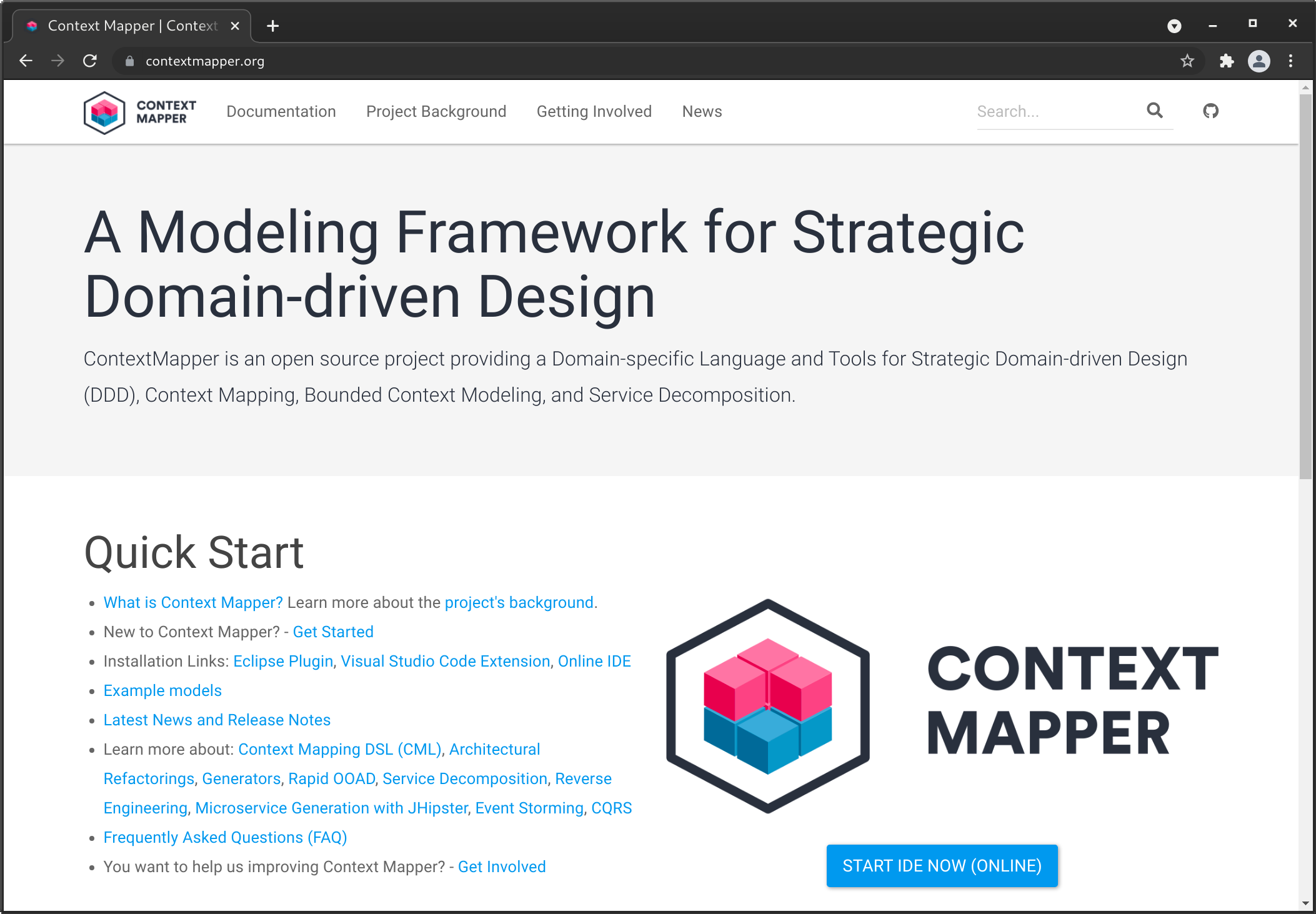 Context Mapper Website (contextmapper.org)
